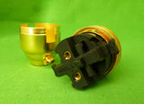 Switched BC Brass Lampholder 1/2 Inch Thread