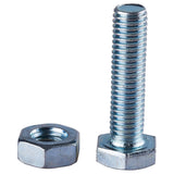 M10 X 40mm Hex Bolt With M10 Nut 2 Pieces Of Each
