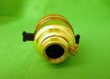 Switched BC Brass Lampholder 1/2 Inch Thread