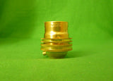 1/2 Inch BC Brass Lamp Holder 1/2 Inch Thread
