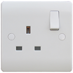 13 Amp 1 Gang Single Double Pole Switched Socket