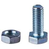 M6 X 15mm Hex Bolt With M6 Nut 8 Pieces Of Each